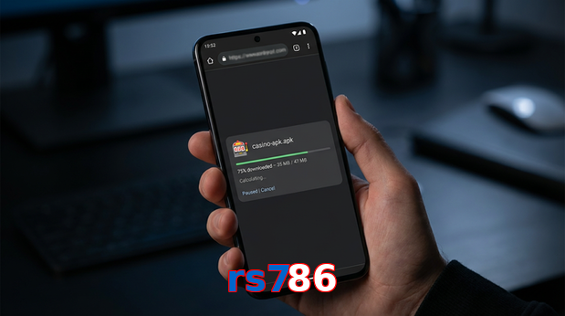 Main screen of Rs786 apk page for PK players